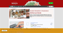 Desktop Screenshot of minijob.de