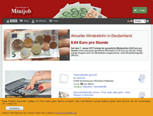Tablet Screenshot of minijob.de